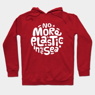 No More Plastic in the Sea Logo Hoodie